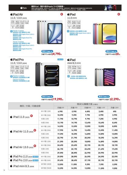 中華電信 DM 第14頁