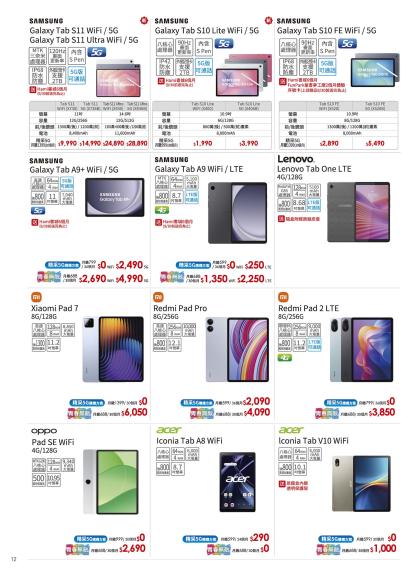 中華電信 DM 第12頁