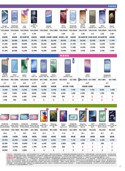 中華電信 DM 第31頁