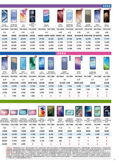 中華電信 DM 第31頁