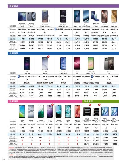 中華電信 DM 第30頁