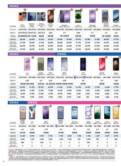 中華電信 DM 第30頁