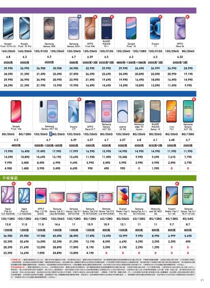 中華電信 DM 第31頁