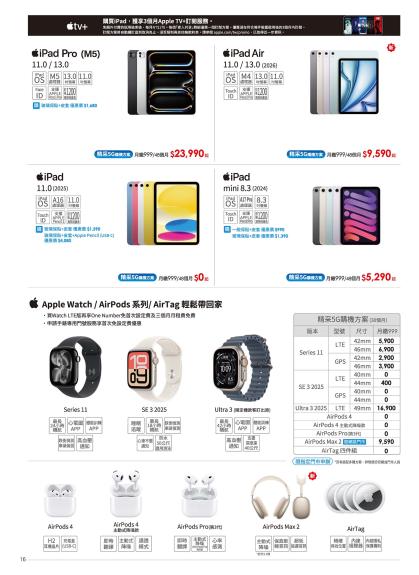 中華電信 DM 第16頁