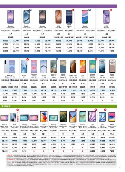 中華電信 DM 第31頁
