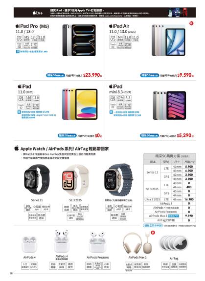 中華電信 DM 第16頁