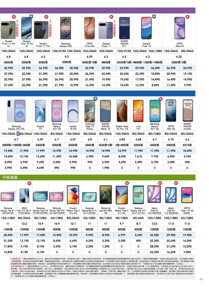 中華電信 DM 第31頁