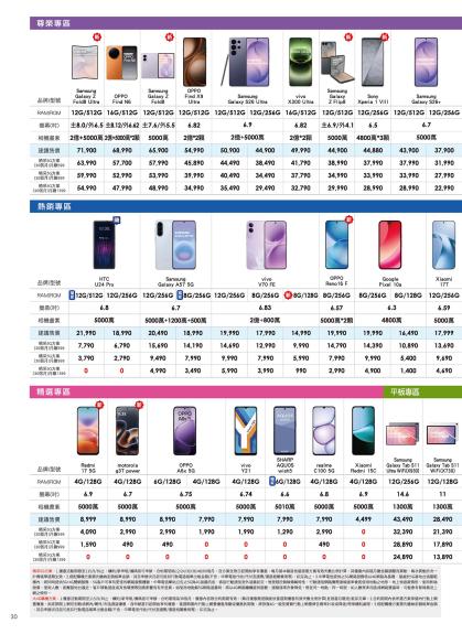 中華電信 DM 第30頁