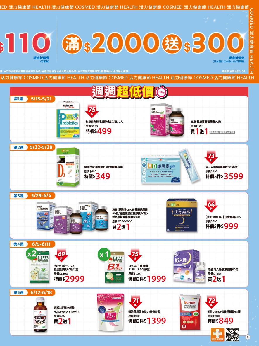康是美 DM 第6頁 - 最新優惠資訊