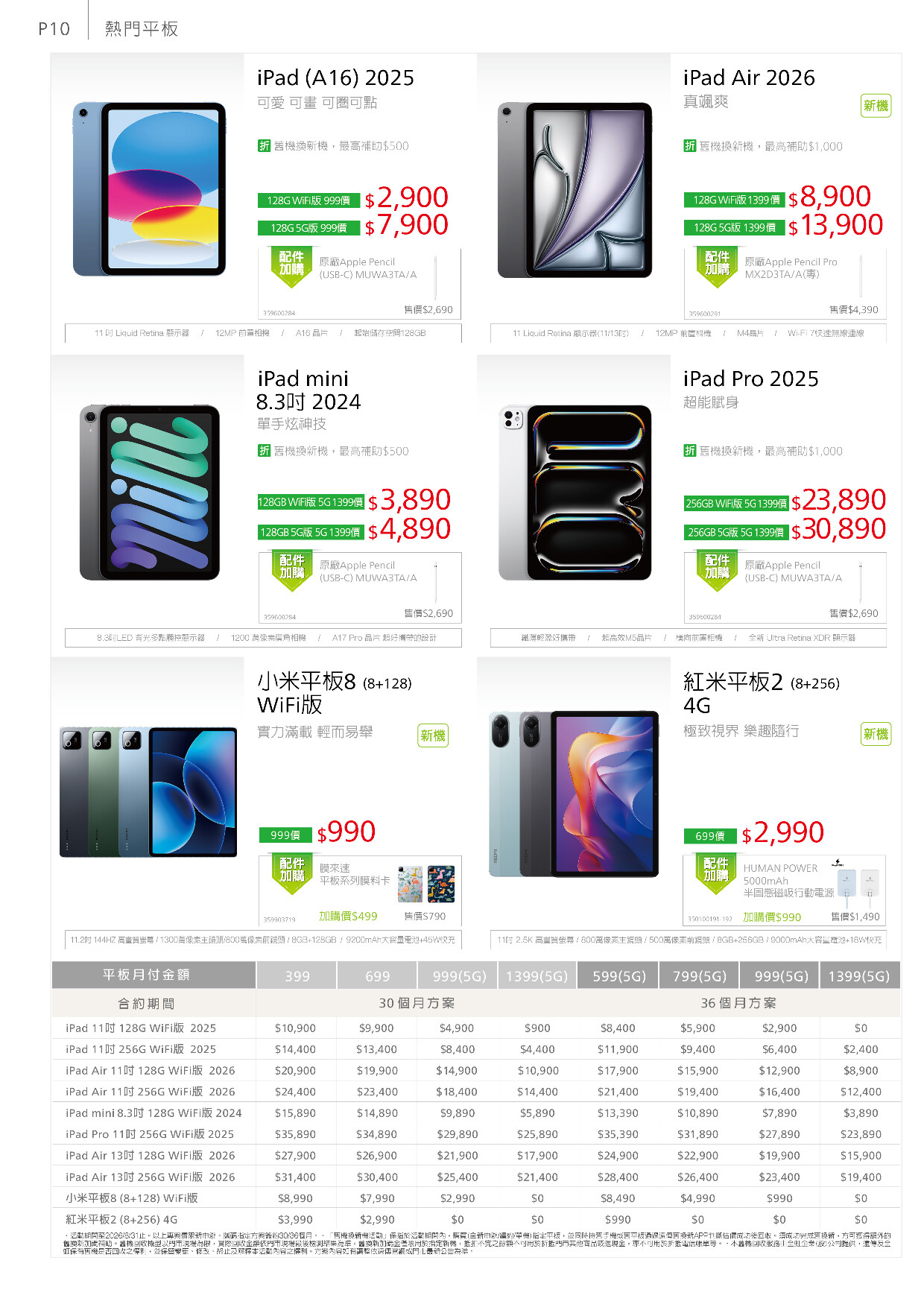 遠傳電信 DM 第10頁 - 最新優惠資訊