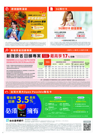 台灣大哥大 DM 第4頁